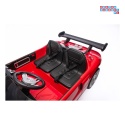 [S325] Ford GT Sportowe autko na akumulator 4x100W 24V/7Ah Bluetooth ekoskóra EVA - czerwony