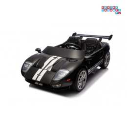 [S325] Ford GT Sportowe autko na akumulator 4x100W 24V/7Ah Bluetooth ekoskóra EVA - czarny
