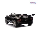[S325] Ford GT Sportowe autko na akumulator 4x100W 24V/7Ah Bluetooth ekoskóra EVA - czarny