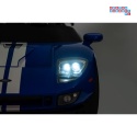 [S325] Ford GT Sportowe autko na akumulator 4x100W 24V/7Ah Bluetooth ekoskóra EVA - niebieski