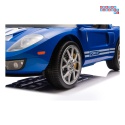 [S325] Ford GT Sportowe autko na akumulator 4x100W 24V/7Ah Bluetooth ekoskóra EVA - niebieski