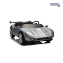 [S325] Ford GT Sportowe autko na akumulator 4x100W 24V/7Ah Bluetooth ekoskóra EVA - szary