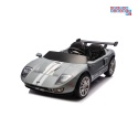 [S325] Ford GT Sportowe autko na akumulator 4x100W 24V/7Ah Bluetooth ekoskóra EVA - szary