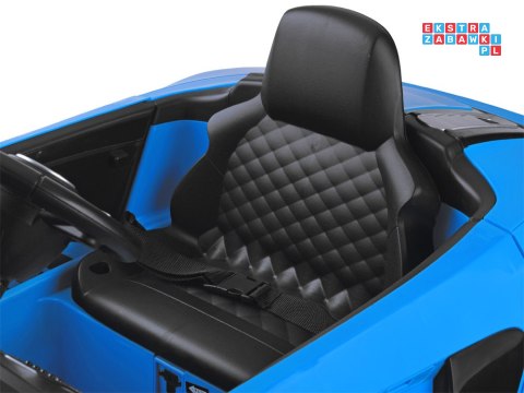 [PA0182] AUDI R8 Spyder na akumulator 2x35W 12V/7Ah pilot LED panel muzyczny - żółty