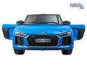 [PA0182] AUDI R8 Spyder na akumulator 2x35W 12V/7Ah pilot LED panel muzyczny - żółty