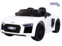 [PA0182] AUDI R8 Spyder na akumulator 2x35W 12V/7Ah pilot LED panel muzyczny - żółty