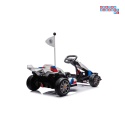 [BDM00978] Gokart BMW z funkcją driftu na akumulator 2x200W 24V/9Ah wolny start sportowe siedzenie - biały