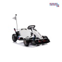 [BDM00978] Gokart BMW z funkcją driftu na akumulator 2x200W 24V/9Ah wolny start sportowe siedzenie - biały