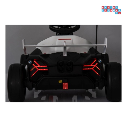 [BDM00978] Gokart BMW z funkcją driftu na akumulator 2x200W 24V/9Ah wolny start sportowe siedzenie - biały