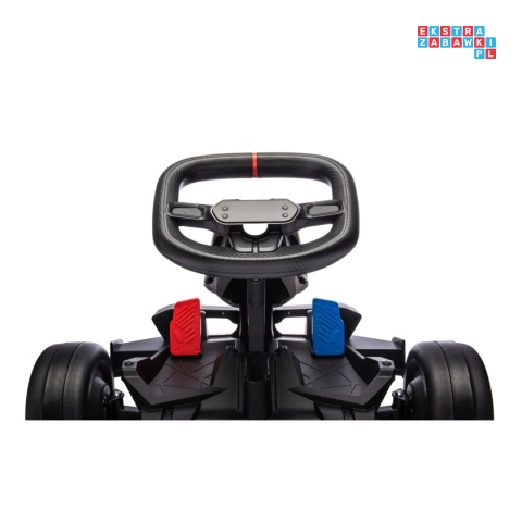 [BDM00978] Gokart BMW z funkcją driftu na akumulator 2x200W 24V/9Ah wolny start sportowe siedzenie - biały