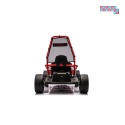 [DM-108.DRIFT] Gokart TORNADO z funkcją driftu na akumulator 2x150W 24V/7Ah siedzenie z ekoskóry Bluetooth - czerwony