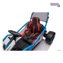 [DM-108.DRIFT] Gokart TORNADO z funkcją driftu na akumulator 2x150W 24V/7Ah siedzenie z ekoskóry Bluetooth - niebieski