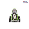 [DM-108.DRIFT] Gokart TORNADO z funkcją driftu na akumulator 2x150W 24V/7Ah siedzenie z ekoskóry Bluetooth - zielony