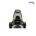 [DM-108.DRIFT] Gokart TORNADO z funkcją driftu na akumulator 2x150W 24V/7Ah siedzenie z ekoskóry Bluetooth - zielony