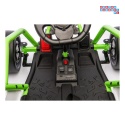 [DM-108.DRIFT] Gokart TORNADO z funkcją driftu na akumulator 2x150W 24V/7Ah siedzenie z ekoskóry Bluetooth - zielony