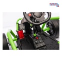 [DM-108.DRIFT] Gokart TORNADO z funkcją driftu na akumulator 2x150W 24V/7Ah siedzenie z ekoskóry Bluetooth - zielony
