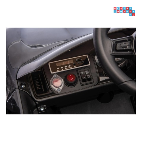 [BDM0990] Porsche Cayenne na akumulator 2x45W 12V/7Ah Bluetooth pilot EVA - czarny