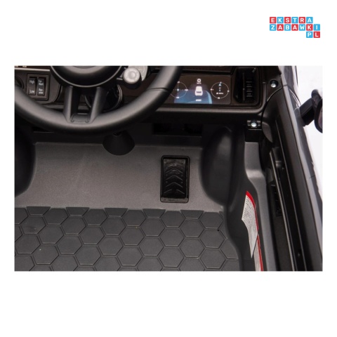 [BDM0990] Porsche Cayenne na akumulator 2x45W 12V/7Ah Bluetooth pilot EVA - czarny