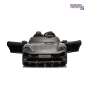 [BDM0988] Porsche Taycan Turbo S na akumulator 2x45W 12V/7Ah ekoskóra Bluetooth i pilot - czarny