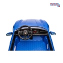 [BDM0988] Porsche Taycan Turbo S na akumulator 2x45W 12V/7Ah ekoskóra Bluetooth i pilot - niebieski
