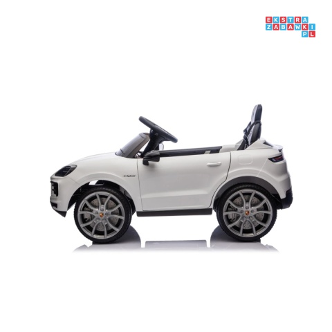 [BDM0990] Porsche Cayenne na akumulator 2x45W 12V/7Ah Bluetooth pilot EVA - biały