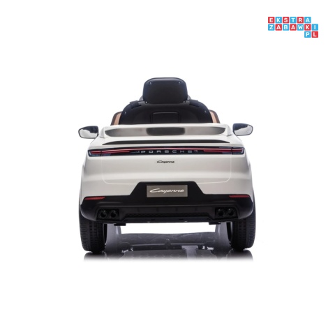 [BDM0990] Porsche Cayenne na akumulator 2x45W 12V/7Ah Bluetooth pilot EVA - biały