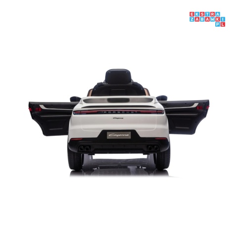 [BDM0990] Porsche Cayenne na akumulator 2x45W 12V/7Ah Bluetooth pilot EVA - biały