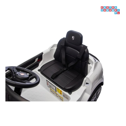 [BDM0990] Porsche Cayenne na akumulator 2x45W 12V/7Ah Bluetooth pilot EVA - biały