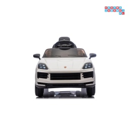 [BDM0990] Porsche Cayenne na akumulator 2x45W 12V/7Ah Bluetooth pilot EVA - biały