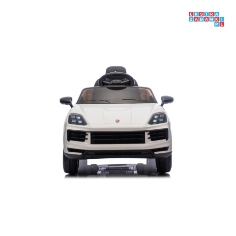 [BDM0990] Porsche Cayenne na akumulator 2x45W 12V/7Ah Bluetooth pilot EVA - biały