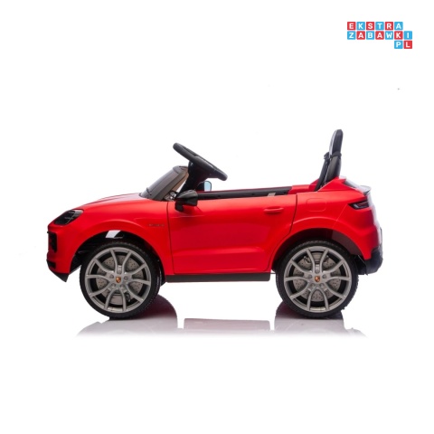 [BDM0990] Porsche Cayenne na akumulator 2x45W 12V/7Ah Bluetooth pilot EVA - czerwony