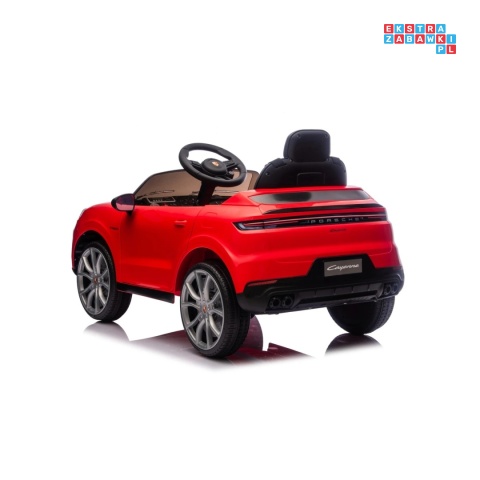 [BDM0990] Porsche Cayenne na akumulator 2x45W 12V/7Ah Bluetooth pilot EVA - czerwony