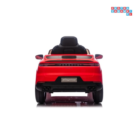 [BDM0990] Porsche Cayenne na akumulator 2x45W 12V/7Ah Bluetooth pilot EVA - czerwony