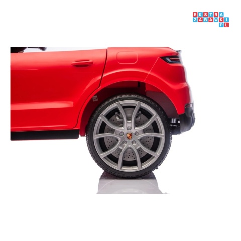 [BDM0990] Porsche Cayenne na akumulator 2x45W 12V/7Ah Bluetooth pilot EVA - czerwony