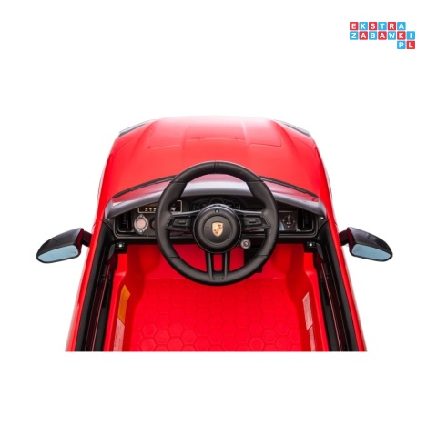 [BDM0990] Porsche Cayenne na akumulator 2x45W 12V/7Ah Bluetooth pilot EVA - czerwony