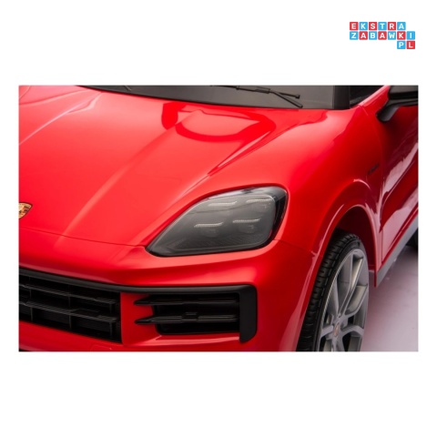 [BDM0990] Porsche Cayenne na akumulator 2x45W 12V/7Ah Bluetooth pilot EVA - czerwony