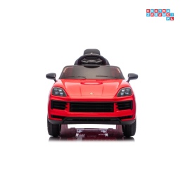 [BDM0990] Porsche Cayenne na akumulator 2x45W 12V/7Ah Bluetooth pilot EVA - czerwony