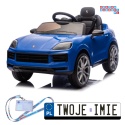[BDM0990] Porsche Cayenne na akumulator 2x45W 12V/7Ah Bluetooth pilot EVA - niebieski