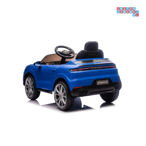 [BDM0990] Porsche Cayenne na akumulator 2x45W 12V/7Ah Bluetooth pilot EVA - niebieski