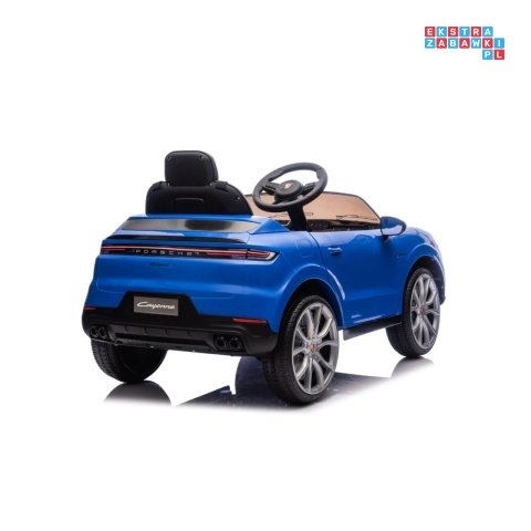 [BDM0990] Porsche Cayenne na akumulator 2x45W 12V/7Ah Bluetooth pilot EVA - niebieski