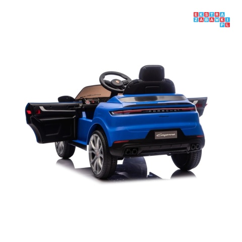 [BDM0990] Porsche Cayenne na akumulator 2x45W 12V/7Ah Bluetooth pilot EVA - niebieski