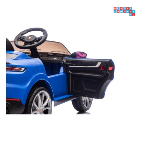 [BDM0990] Porsche Cayenne na akumulator 2x45W 12V/7Ah Bluetooth pilot EVA - niebieski