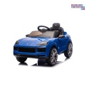 [BDM0990] Porsche Cayenne na akumulator 2x45W 12V/7Ah Bluetooth pilot EVA - niebieski