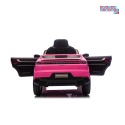 [BDM0990] Porsche Cayenne na akumulator 2x45W 12V/7Ah Bluetooth pilot EVA - różowy