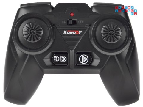 Sterowany Traktor na pilota z przyczepą i chwytakiem bale drewna RC0719