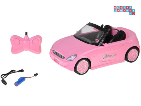 [RC0713] Zdalnie Sterowany Samochód Różowy Cabrio Duże Auto ze Światłami