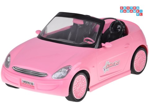 [RC0713] Zdalnie Sterowany Samochód Różowy Cabrio Duże Auto ze Światłami