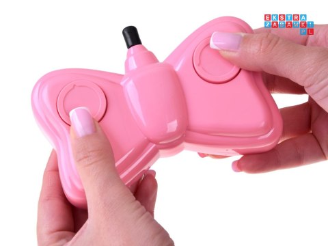 [RC0713] Zdalnie Sterowany Samochód Różowy Cabrio Duże Auto ze Światłami