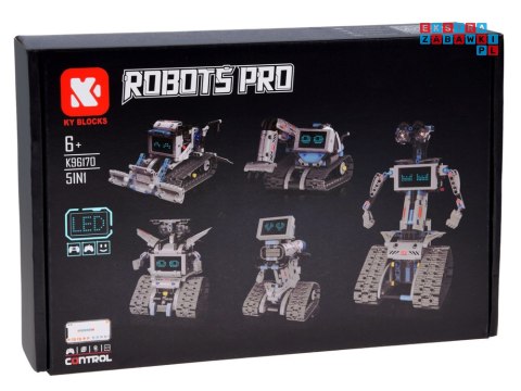 Zdalnie sterowane klocki 5w1 - zbuduj ROBOTY i pozwól im ożyć! RC0742