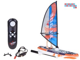 [RC0740 NI] Zdalnie sterowany świecący Windsurfer pływający na pilota